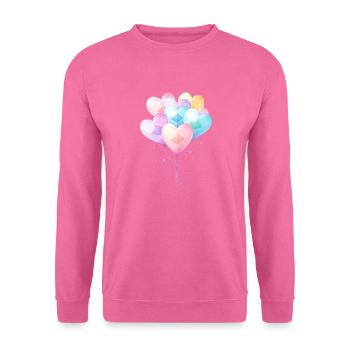 lovely balloons - Unisex Pullover - Pink - Vorne