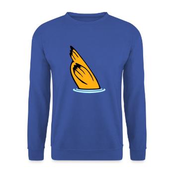 Duck head in the water, tail in the air - Unisex Sweatshirt - royal blue - Front - Alina (178cm) & Michal (187cm)