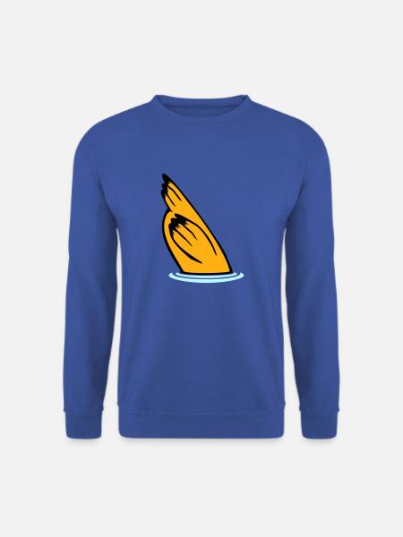 Canard tête dans l’eau, queue en l’air - Sweat-shirt Unisexe - bleu royal