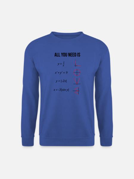 Mathe. Mathelehrer. Mathematiker. Geschenk - Unisex Pullover - Royalblau