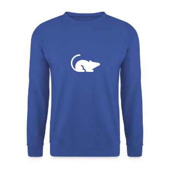 mouse - Unisex Sweatshirt - royal blue - Front - Alina (178cm) & Michal (187cm)