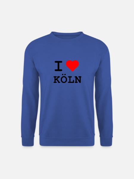 I love Köln / Ich liebe Köln - Unisex Pullover - Royalblau