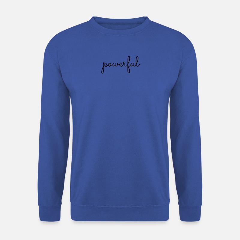 powerful - Unisex Pullover - Royalblau