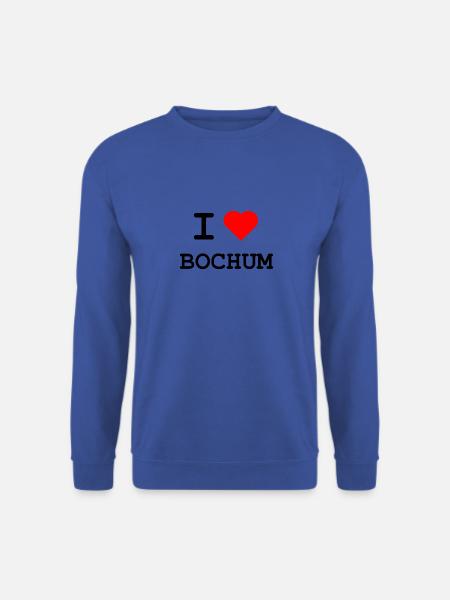 I love Bochum / Ich liebe Bochum - Unisex Pullover - Royalblau