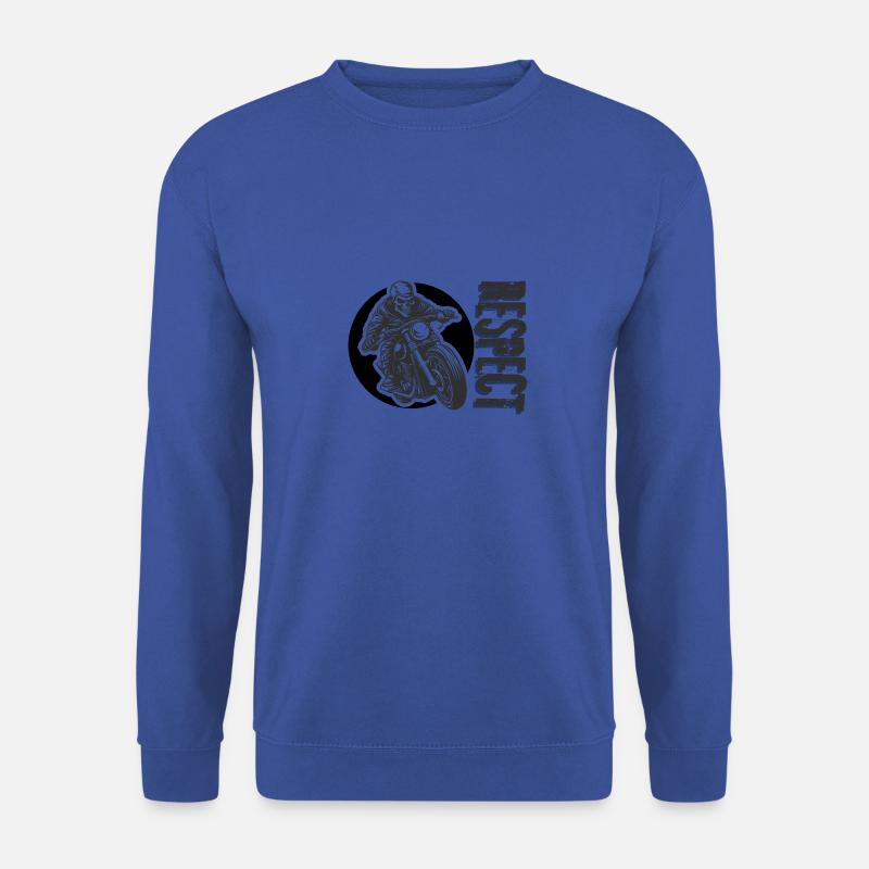 Motorrad Respect - Unisex Pullover - Royalblau