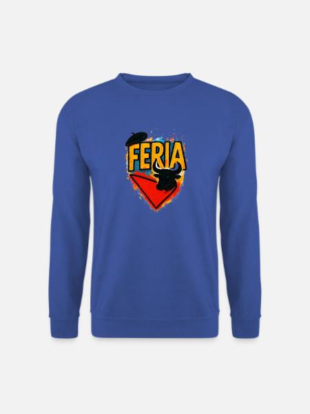 Feria – Baskenland - Unisex Pullover - Royalblau