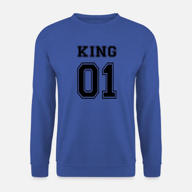 KING - Unisex Pullover - Royalblau