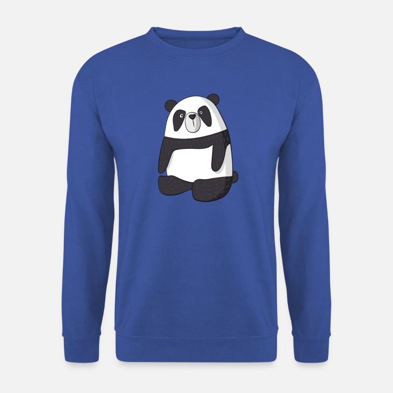 Panda - Unisex Pullover - Royalblau