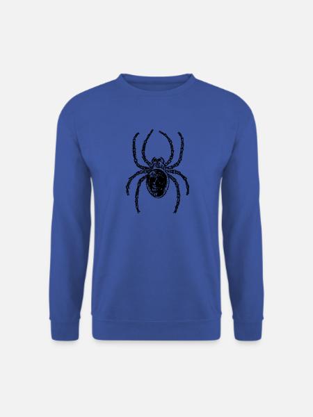 Totenkopf auf Spinne - Unisex Pullover - Royalblau