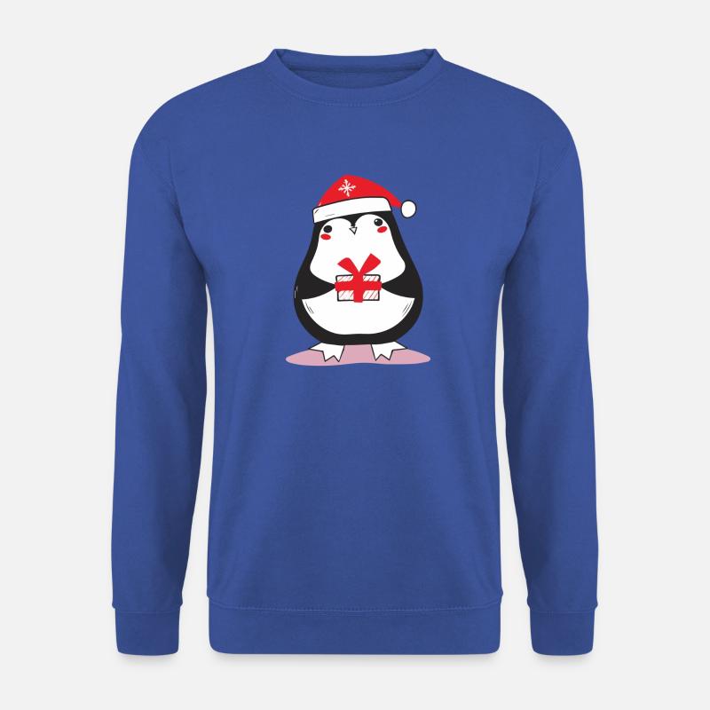 Christmas Penguine - Unisex Pullover - Royalblau