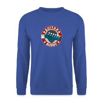 Guitar Buddy - Unisex Sweatshirt - royal blue - Front - Alina (178cm) & Michal (187cm)