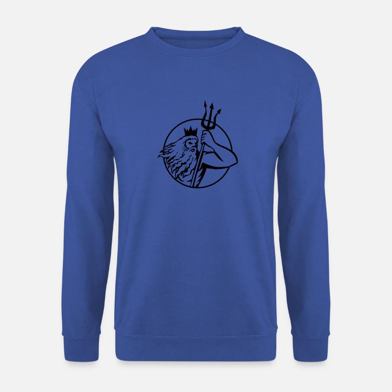 poseidon triton - Unisex Sweatshirt - royal blue