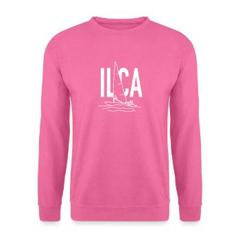 ILCA Laser - Sweat-shirt Unisexe - rose - Devant