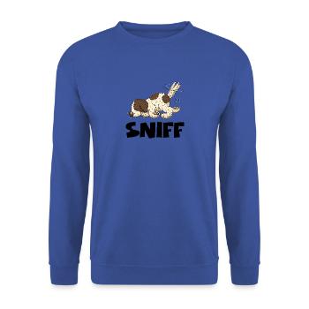 sniff1 1 - Sweat-shirt Unisexe - bleu royal - Devant - Alina (178cm) & Michal (187cm)