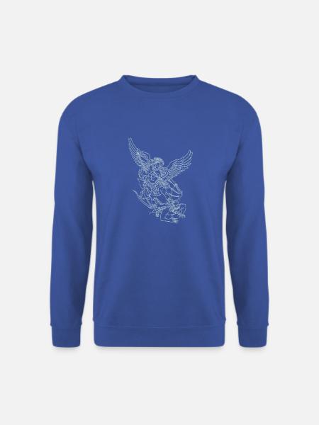 Michael Erzengel Heiliger Christlicher Engel Heiliger SNK - Unisex Pullover - Royalblau