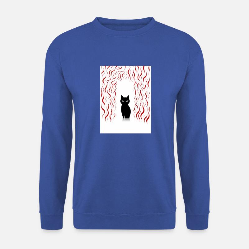 Katze mit schlechter Laune - Unisex Pullover - Royalblau