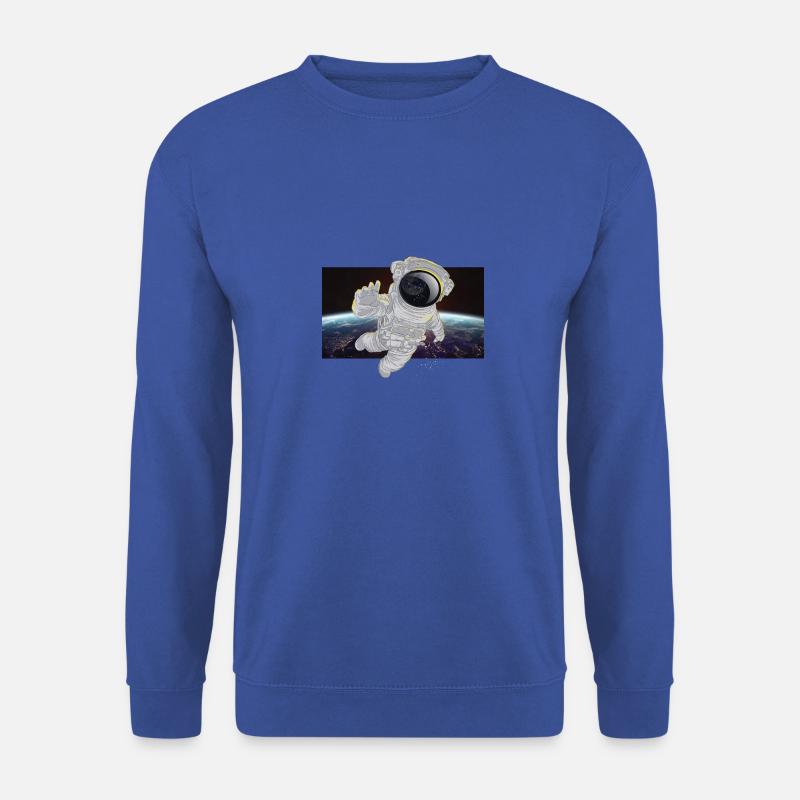 Astronaut im All - Unisex Pullover - Royalblau