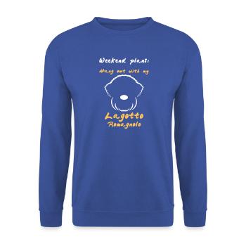 Weekend 2 - Unisex Sweatshirt - royal blue - Front - Alina (178cm) & Michal (187cm)