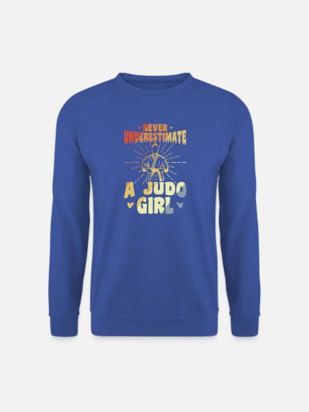 Judo Mädchen - Unisex Pullover - Royalblau