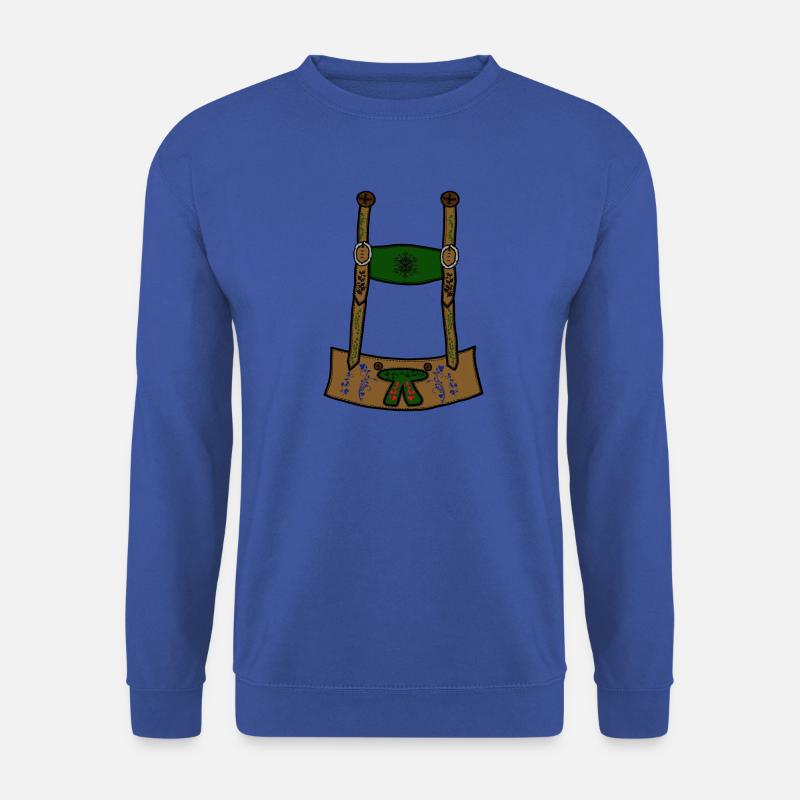 Lederhose - Unisex Pullover - Royalblau