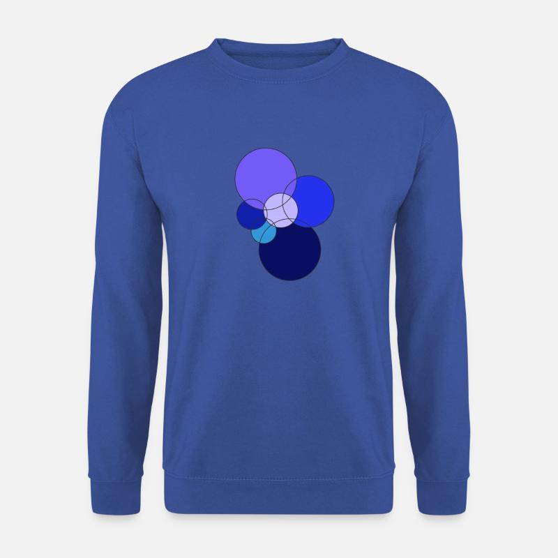 blue circles - Unisex Sweatshirt - royal blue