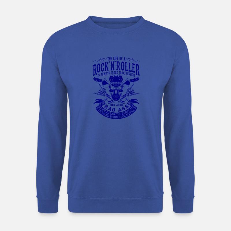 Rock´n´Roll Rockabilly Perfektes Leben Rocker - Unisex Pullover - Royalblau