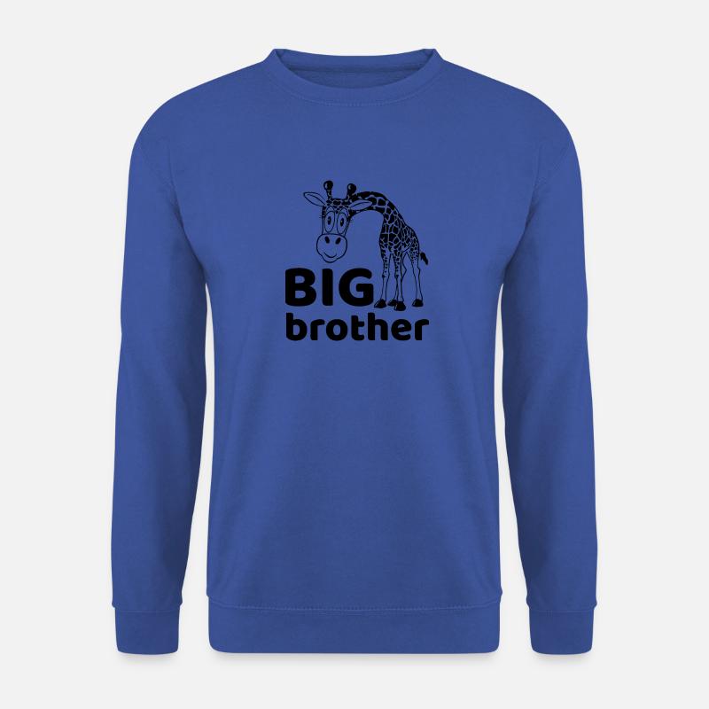 Giraffe Großer Bruder big brother bruderherz bro - Unisex Pullover - Royalblau