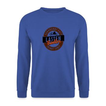 Roue de charge Cyclistes - Sweat-shirt Unisexe - bleu royal - Devant - Alina (178cm) & Michal (187cm)