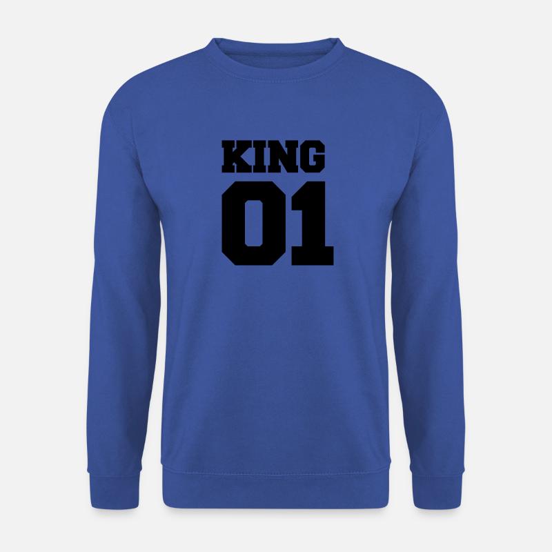king 01 - Unisex Pullover - Royalblau