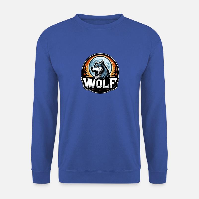 Wolf-Logo - Unisex Pullover - Royalblau