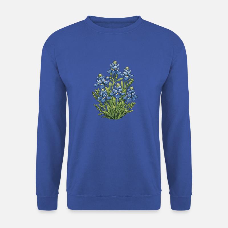 Texas Bluebonnets - Unisex Pullover - Royalblau