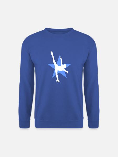Eiskunstlauf Schlittschuhlauf Eis Figuren Tanz - Unisex Pullover - Royalblau