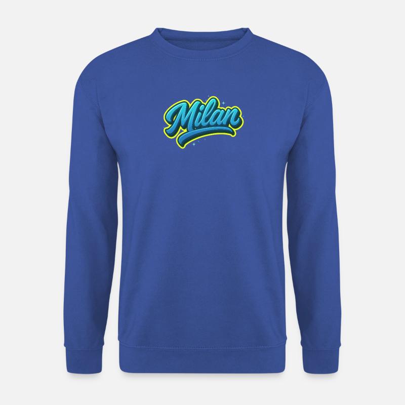 Graffiti Vorname Leon Ideales Druckgeschenk - Unisex Pullover - Royalblau