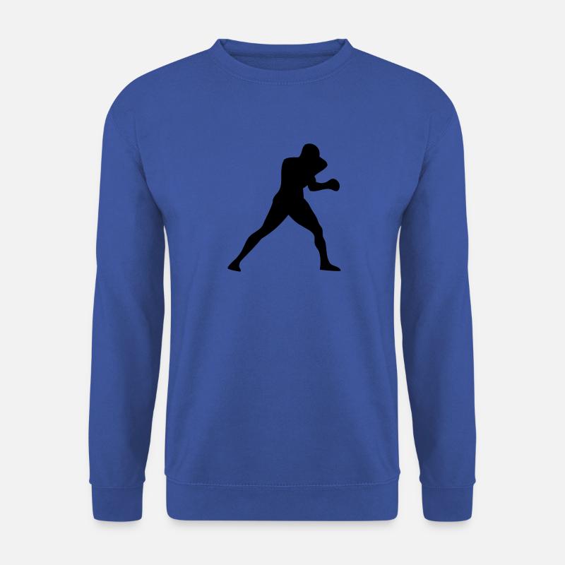 Boxer Silhouette - Unisex Pullover - Royalblau