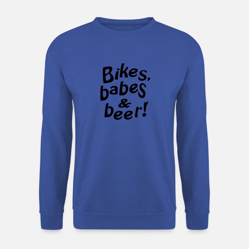bikes babes beer - Unisex Pullover - Royalblau