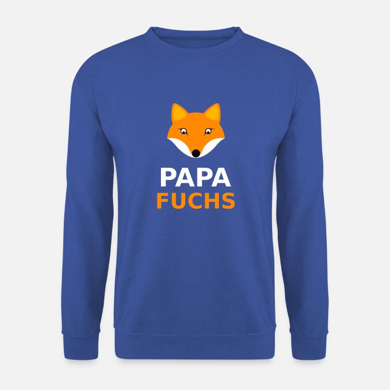 Papa Fuchs - Unisex Pullover - Royalblau
