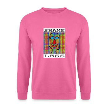 "Shame Less" by Color-Head - Unisex Sweatshirt - pink - Front