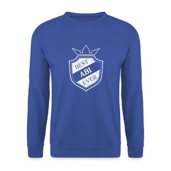 Abi - Unisex Pullover - Royalblau - Vorne - Alina (178cm) & Michal (187cm)