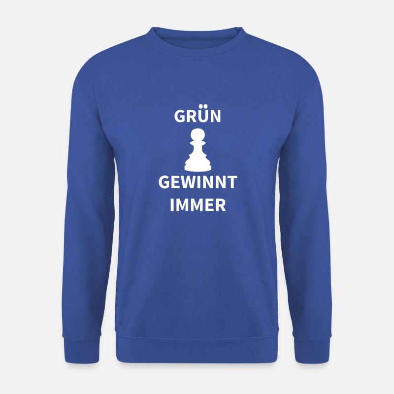 boardgame chess backgammon game night - Unisex Pullover - Royalblau