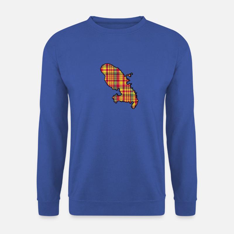 madinina madras umrisskarte - Unisex Pullover - Royalblau