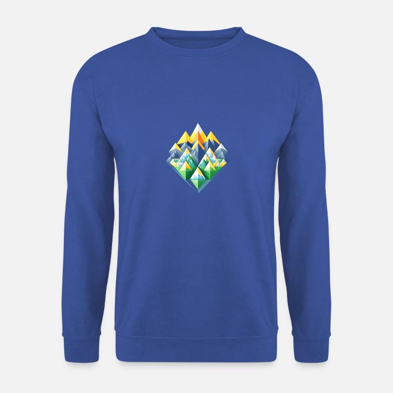 Vector Mountains 01 - Unisex Sweatshirt - royal blue