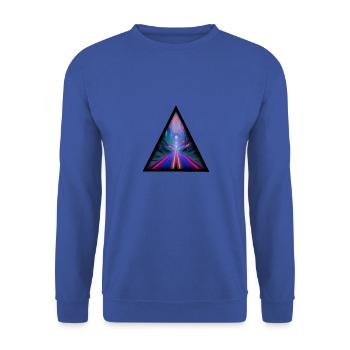 Seelenweg 01 - Sweat-shirt Unisexe - bleu royal - Devant - Alina (178cm) & Michal (187cm)