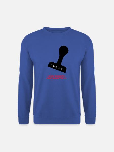 Gestempelt statt gestresst - Unisex Pullover - Royalblau