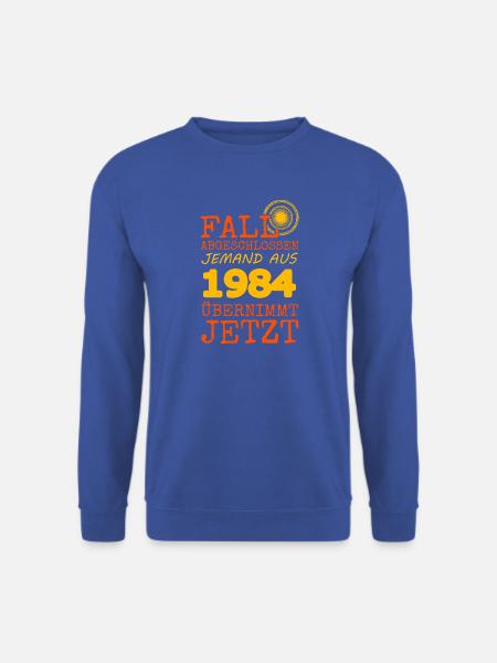 Fall 1984 - Unisex Pullover - Royalblau
