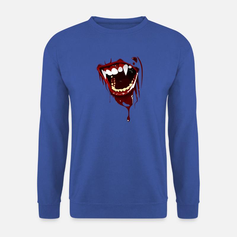 Vampir - Unisex Pullover - Royalblau