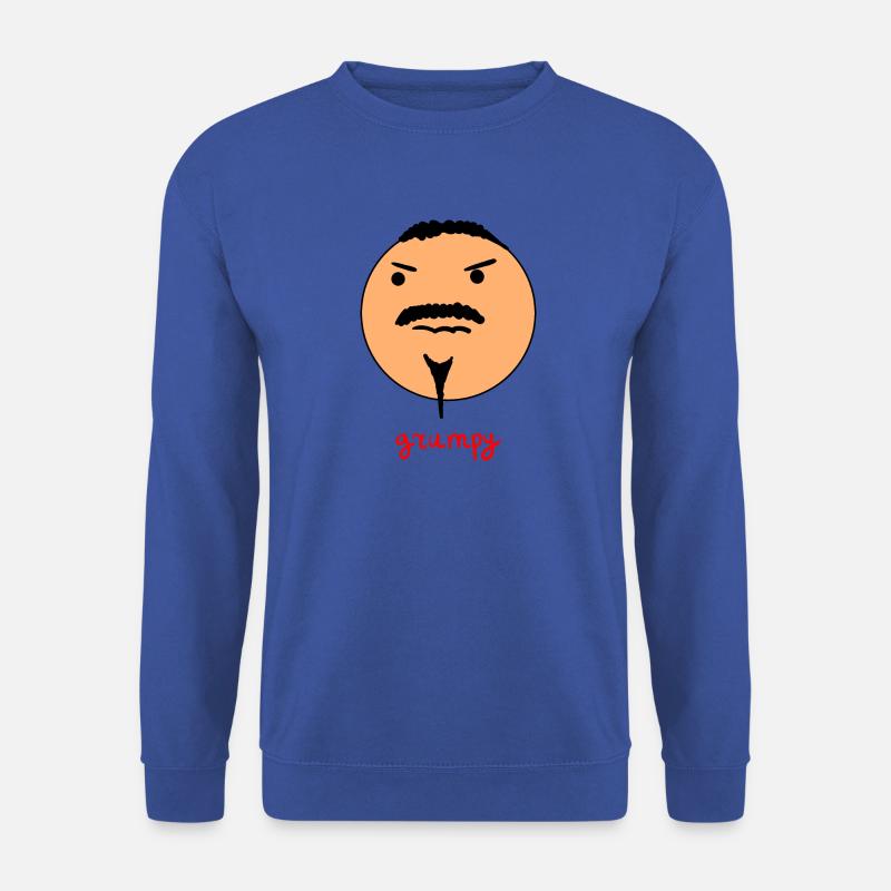 Smiley / grumpy - Unisex Pullover - Royalblau