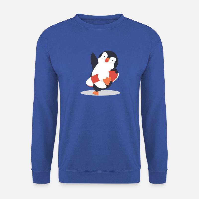 Pinguin - Unisex Pullover - Royalblau