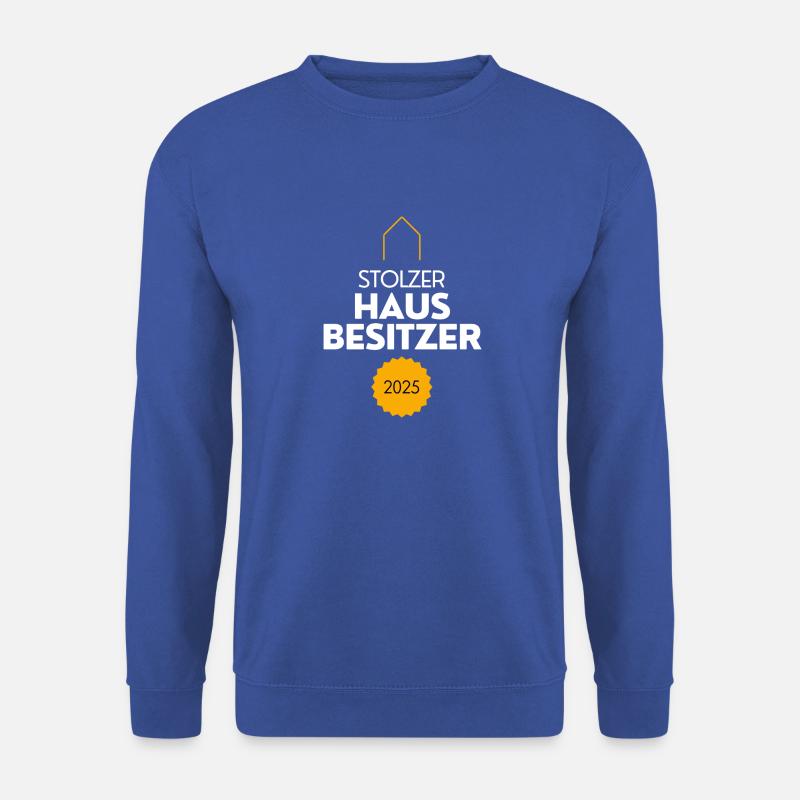 Hausbau 2025 - Unisex Pullover - Royalblau