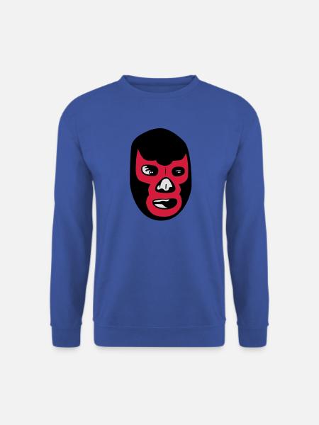 mexican wrestling mask lucha libre - Unisex Pullover - Royalblau