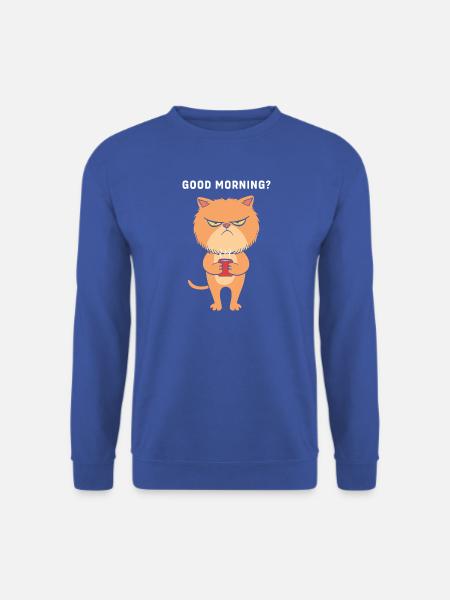 Morgenmuffel Langschläfer Montag Morgen - Unisex Pullover - Royalblau